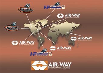 Air-Way Locations Map