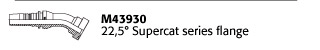 M43930 Supercat series flange