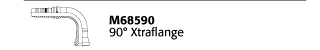 M68590 90° Xtraflange