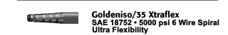 hydraulic hose - Goldeniso/35 Xtraflex
