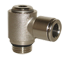 c.matic MA18 - millimeter pneumatic tube x male BSP parallel(BSPP) 90 degree banjo elbow