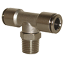 c.matic MA20 - millimeter pneumatic tube x male BSP taper(BSPT) branch tee