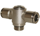 c.matic MA22 - millimeter pneumatic tube x male BSP parallel(BSPP) double banjo