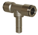 c.matic MA44 - millimeter pneumatic tube x male stem branch tee