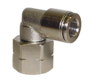 c.matic PN17 - pneumatic tube x female NPT swivel 90 degree elbow
