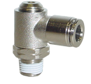 c.matic PN18 - pneumatic tube x male NPT 90 degree swivel banjo elbow