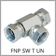 1603 - Female NPT Swivel Steel Union Tee