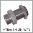 24-BHSLN(0137) - Voss Male Tube Metric x Male Tube Metric Bulkhead Coupling with Lock Nut