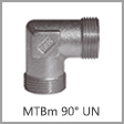 24-E(0720) - Voss Male Tube Metric 90 Degree Elbow Union