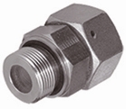 24-SWOSDS-G(1165) - Voss Male BSPP x Female Tube Metric Swivel Adapter