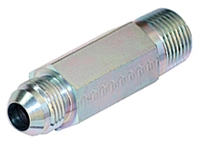 2404-L Long Male JIC 37 Degree Flare x Male NPT Steel Adapter