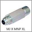 2404-LL - Extra Long Male JIC 37 Degree Flare x Male NPT Adapter