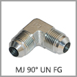 2500-FG - Male JIC 37 Degree Flare x Male JIC 37 Degree Flare 90 Degree Forged Steel Union Elbow