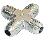 2650-FG - Male JIC 37 Degree Flare Forged Steel Cross Union