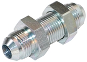 3/4-16 JIC Thread x 3/4-16 JIC Thread Midland 2700-8 Shapes Steel Flare 37degree Bulkhead Union 3/4-16 JIC Thread x 3/4-16 JIC Thread Midland 2700-8 Shapes Steel Flare 37degree Bulkhead Union