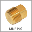 3151 - Male NPT Brass Square Hex Head Plug