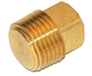 3151 - Male NPT Brass Square Hex Head Plug