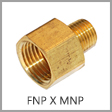 3200 - Female NPT x Male NPT Brass Adapter