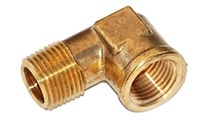 3400F - Male NPT x Female NPT 90 Degree Brass Forged Elbow