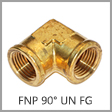 3500F - Female NPT x Female NPT 90 Degree Forged Brass Union Elbow
