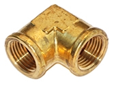 3500F - Female NPT x Female NPT 90 Degree Forged Brass Union Elbow