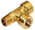 3750F - Female NPT x Male NPT Forged Brass Run Tee