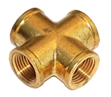 3950F - Female NPT Brass Cross