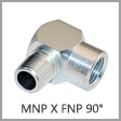 5502 - Male NPT to Female NPT 90 Degree Steel Elbow