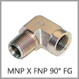 5502-FG - Male NPT to Female NPT 90 Degree Forged Steel Elbow