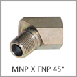 5503 - Male NPT to Female NPT 45 Degree Steel Elbow