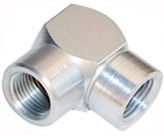 5504 - Female NPT to Female NPT 90 Degree Steel Elbow Union