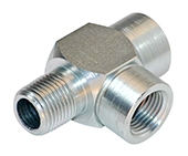 1/2" NPT Male X 1/2" NPT Female Street Tee – 5602-08-08-08 Brass Pipe Fitting Adapter