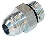 6400-O - Male JIC 37 Degree Flare x Male O-Ring Boss (ORB) Steel Adapter