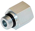 6405-04-04 Hydraulic Fitting 1/4 Male BOSS X 1/4 Female Pipe Carbon Steel