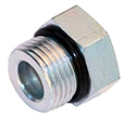 6408-O - Male O-Ring Boss (ORB)  Steel Hex Head Plug