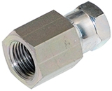 6506 - Female NPT x Female JIC 37 Degree Flare Swivel Steel Adapter