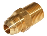 B2404 - Male JIC 37 Degree Flare x Male NPT Brass Adapter