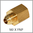 B2405 - Male JIC 37 Degree Flare x Female NPT Brass Adapter