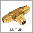 B2603 - Male JIC 37 Degree Flare Brass Union Tee