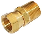 B6505 - Female JIC 37 Degree Flare Swivel x Male NPT Brass Adapter