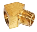 FDE - Female NPT x Male NPT DOT 45 Degree Brass Elbow