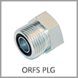 FF2408-O - O-Ring Face Seal (ORFS) Steel Plug