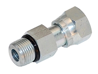 3/4 in Male O-Ring Boss x 3/4 in Male Flat Face O-Ring Steel 10 Units Brennan Straight Adapter 3/4 in Male O-Ring Boss x 3/4 in Male Flat Face O-Ring Steel 10 Units Brennan Straight Adapter