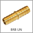 HU - Brass Flat Hose Barb Mender