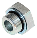 MBP6410-O-RR - Male BSPP x Female BSPP Steel Adapter with Retaining Ring