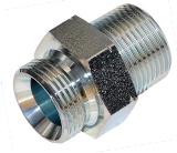 MBS2404 - Male BSPP x Male BSPT 60 Degree Cone Steel Adapter