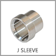 SS0319 - JIC 37 Degree Flare Stainless Steel Tube Sleeve