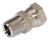 SS1404 - Male NPT x Female NPT Swivel Stainless Steel Adapter