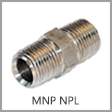 SS5404 - Male NPT x Male NPT Stainless Steel Hexagon Pipe Nipple