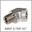 SS5503 - Male NPT x Female NPT 45 Degree Stainless Steel Elbow